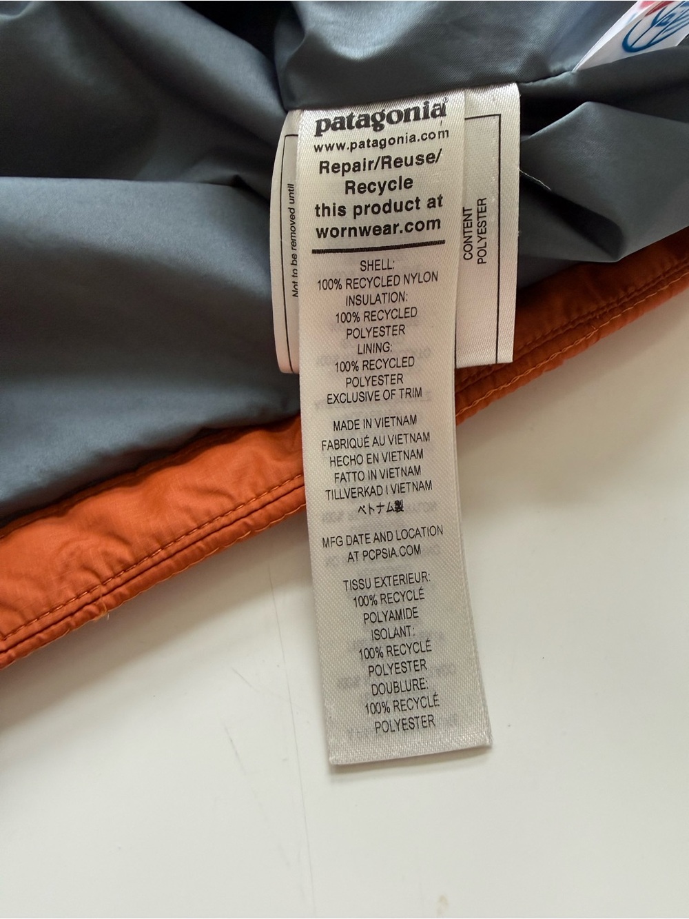 Patagonia Nano Puff Brick Quilt Jacket Size XL 14 - Picture 5 of 7